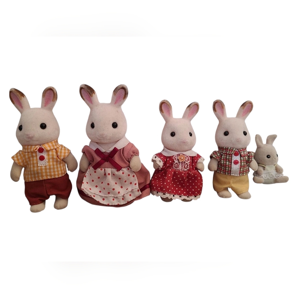Bunny Family x5- Calico Critter Set